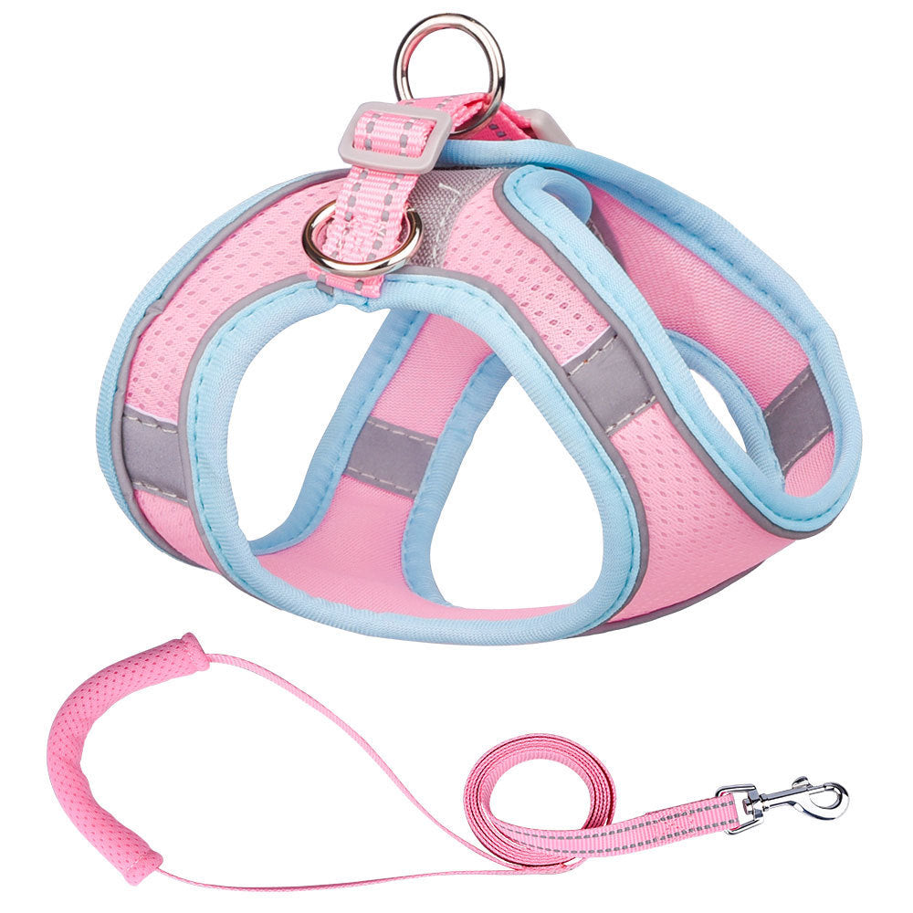 Laisse pour chien de style gilet avec corde réfléchissante / Vest-style Dog Leash Reflective Dog Rope