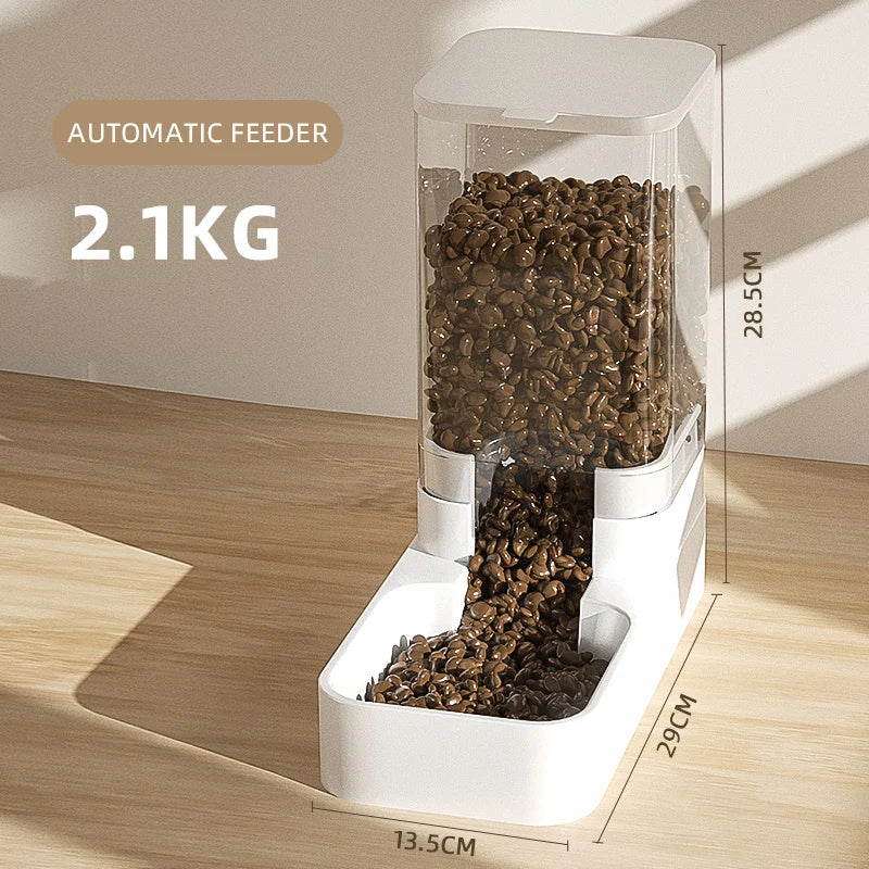Distributeur d'eau et de nourriture pour chats et chiens / Cat And Dog Water Dispenser Cat Food Automatic Feeder