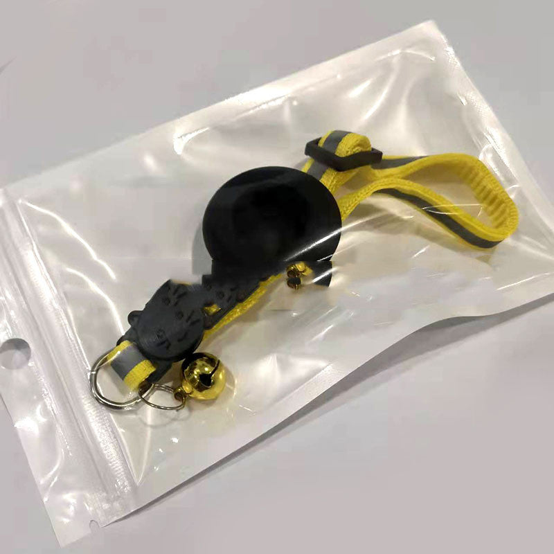 Collier Airtag pour animaux de compagnie avec clochette réfléchissante réglable anti-perte pour chat et chien / Airtag Pet Collar With Bell Reflective Adjustable Anti-lost Cat Dog Collar