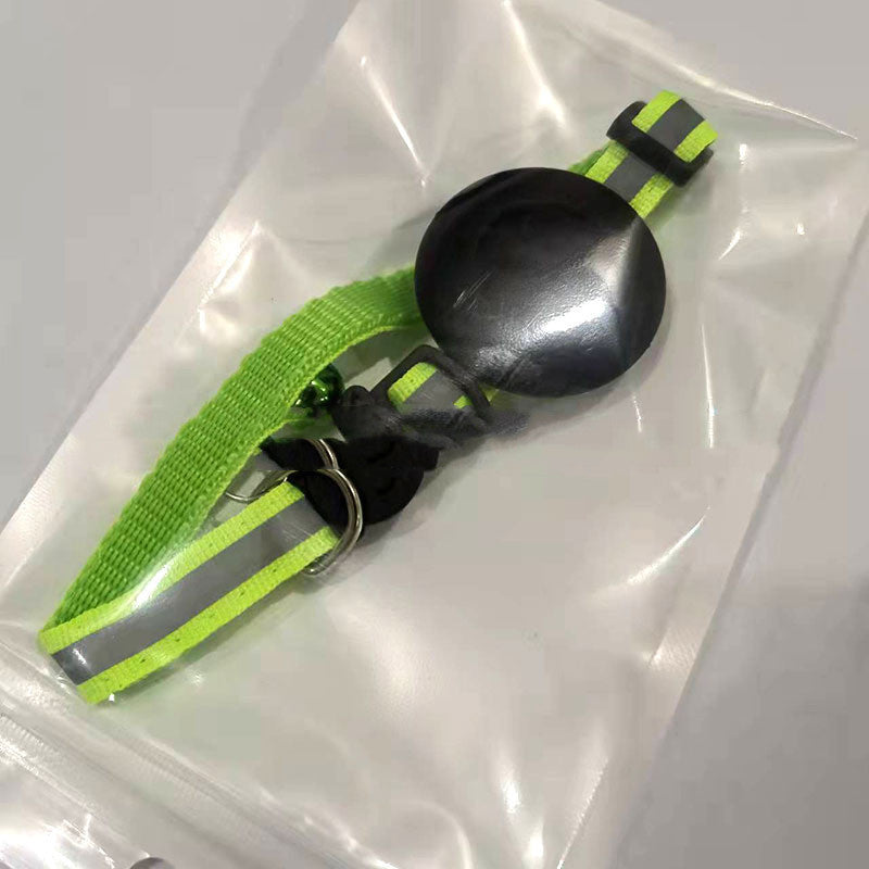 Collier Airtag pour animaux de compagnie avec clochette réfléchissante réglable anti-perte pour chat et chien / Airtag Pet Collar With Bell Reflective Adjustable Anti-lost Cat Dog Collar