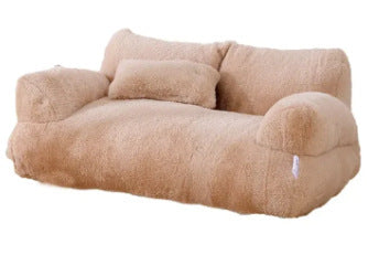 Canapé universel et chaud en peluche pour animaux de compagnie / Warm Universal Rabbit Plush Pet Sofa Nest