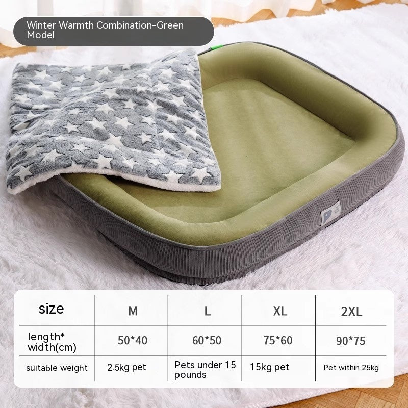 Lit chaud d'hiver pour chien / Home Winter Warm Dog Bed