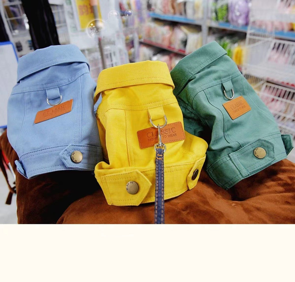 Veste en jean Chien et Chat Automne / Dogcat Autumn Traction Denim Jacket