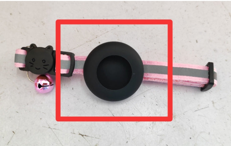 Collier Airtag pour animaux de compagnie avec clochette réfléchissante réglable anti-perte pour chat et chien / Airtag Pet Collar With Bell Reflective Adjustable Anti-lost Cat Dog Collar